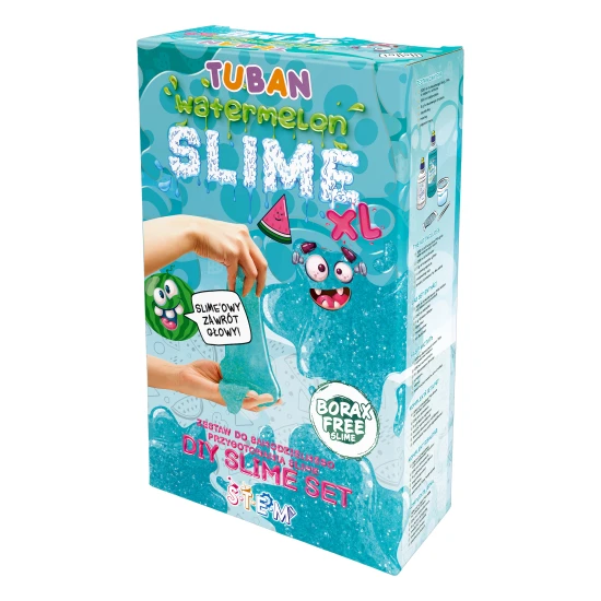 DIY Slime készlet görögdinnye nyálka készítéséhez gyerekeknek. XL készlet. Készítse el saját iszapját.