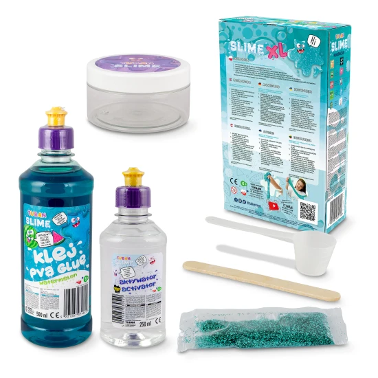 DIY Slime készlet görögdinnye nyálka készítéséhez gyerekeknek. XL készlet. Készítse el saját iszapját.