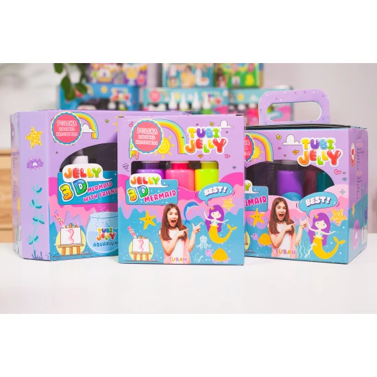 Tubi Jelly Creative Mermaid készlet 3D figurák készítéséhez