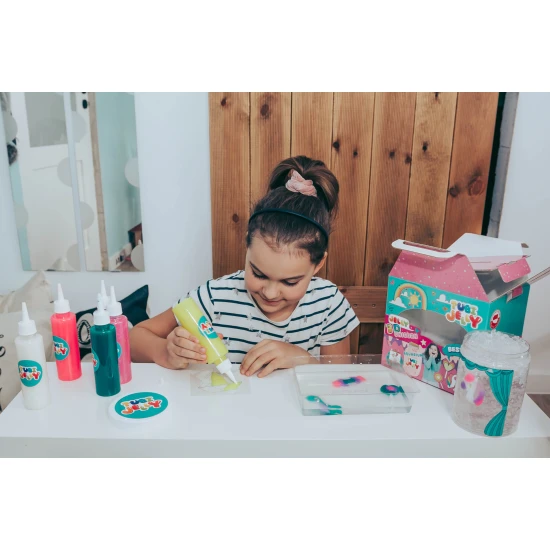 Tubi Jelly Kreatív szett akvárium XL Unicorn készlettel 3D figurák készítéséhez