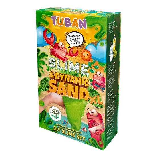 DIY Slime Set iszap és dinamikus homok készítéséhez XL készlet