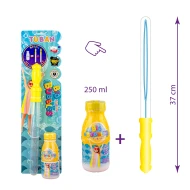 Buborékfújó kard készlet + folyadék 250 ml (dupla utántöltő)