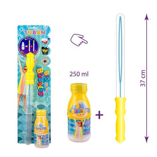 Tuban Szett Buborékszablya + folyadék 250 ml