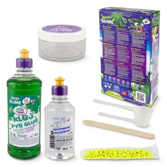 DIY Slime Alien iszapkészítő készlet gyerekeknek. XL készlet. Készítse el saját iszapját.
