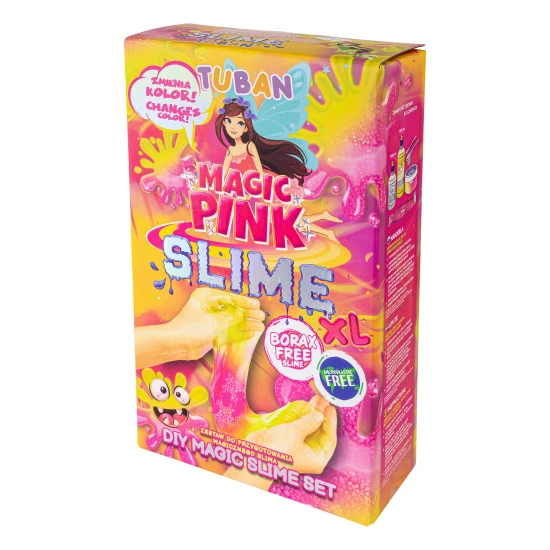 DIY Slime Kit iszap készítéséhez Magic pink gyerekeknek. XL készlet. Készítse el saját iszapját.