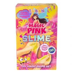 DIY Slime készlet slime készítéséhez Varázslatos rózsaszín XL