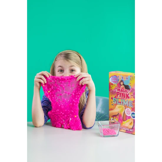 DIY Slime Kit iszap készítéséhez Magic pink gyerekeknek. XL készlet. Készítse el saját iszapját.
