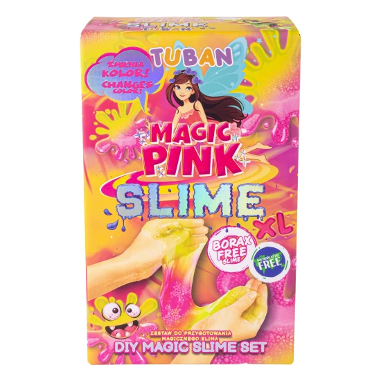 DIY Slime Kit iszap készítéséhez Magic pink gyerekeknek. XL készlet. Készítse el saját iszapját.