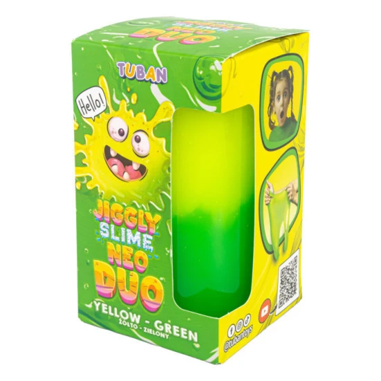 Jiggly Slime Sárgászöld iszap, a legjobb minőségű iszap gyerekeknek.