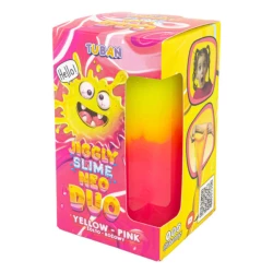 Jiggly Slime Slime NEO DUO sárga rózsaszín 430 g