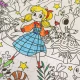 Színező puzzle gyerekeknek Tookyland titkos kertje
