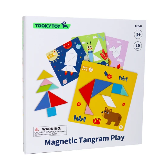 Mágneses játék gyerekeknek - Tangram