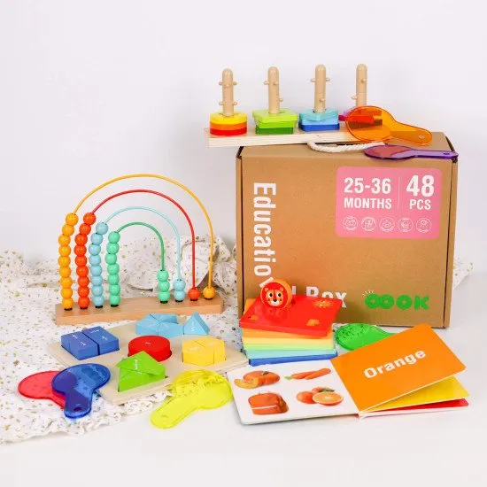 25-36 hónapos Oktatódoboz Didaktikus játékok 2 éves kortól Tooky Toy