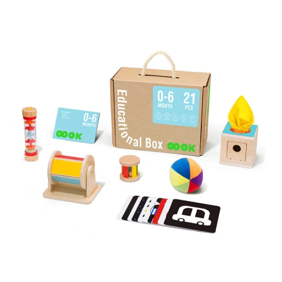 Oktatódoboz Baby Montessori játékok babáknak Tooky Toy