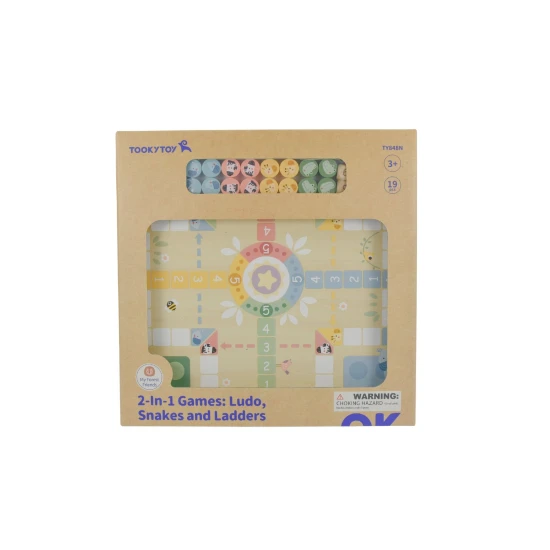 Tooky Toy társasjáték Ne haragudj, Kígyók és létrák