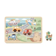 Puzzle hangokkal Járművek Pasztell Puzzle hangokkal Járművek Pasztell