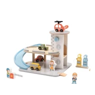 Garázs játékautókkal