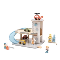 Garázs játékautókkal