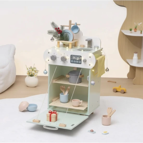 Mosogatógép gyerekeknek – egy játék a gyerekkonyhába a játékon keresztüli tanuláshoz.