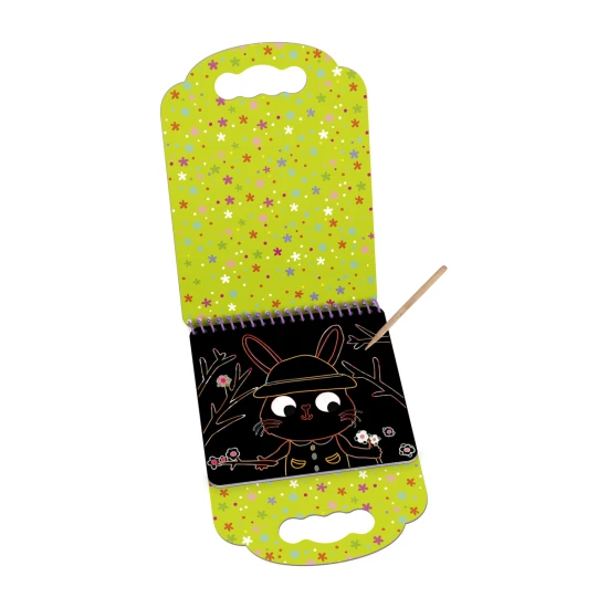 Karcoló blokk Animals Tookyland kreatív készlet