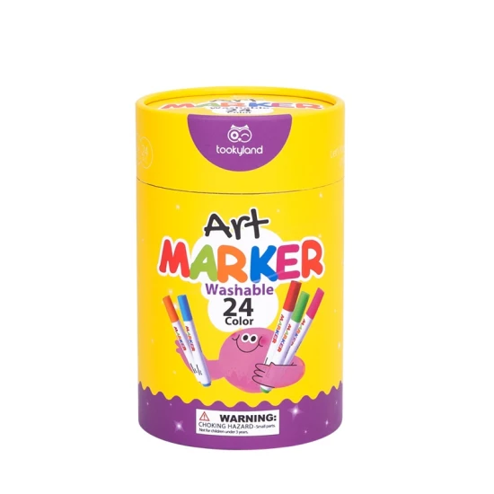 Mosható jelölők rajzoláshoz gyerekeknek 24 db 