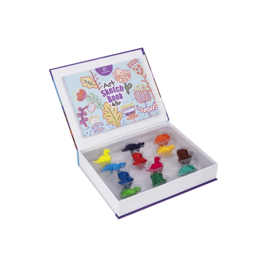 Kreatív viaszpapír készlet a kicsiknek, Dinosaurus Tookyland.