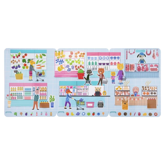 Gyermek matricák kreatív készlet bolt