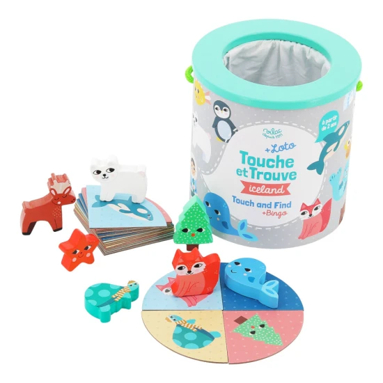 Az Érezd és Találd meg Izlandot egy tapintásos felismeréses játék.