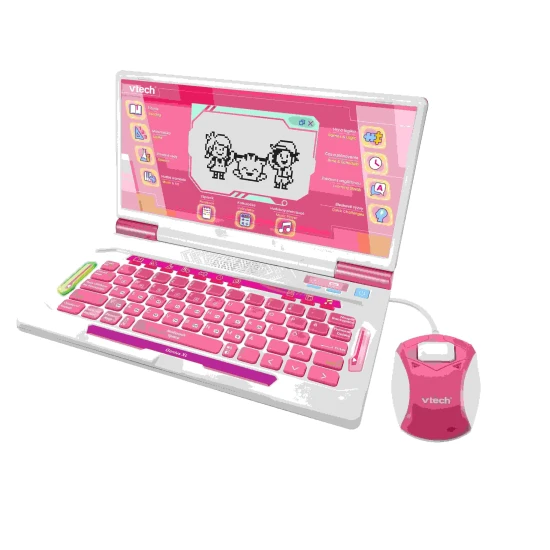 Vtech Genius XL oktató laptop rózsaszín