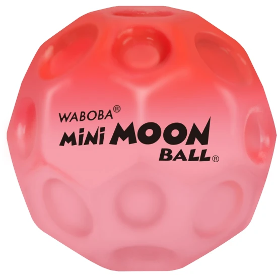 Hiperpattanó labda Moon Ball piros 328C99_R