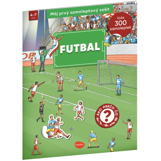 Matricás könyv gyerekeknek - Futballkönyv tele matricákkal, tényekkel és játékokkal gyerekeknek