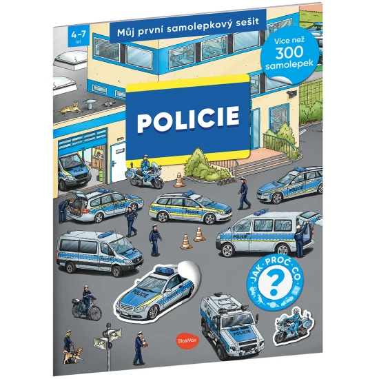Můj první samolepkový sešit Policie