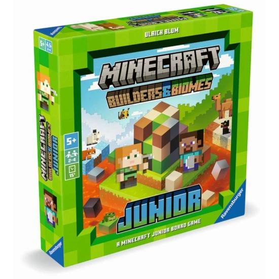 Ravensburger Minecraft Builders & Biomes Junior Építs farmot és mentsd meg az állatokat a Minecraftban: Builders & Biomes Junior