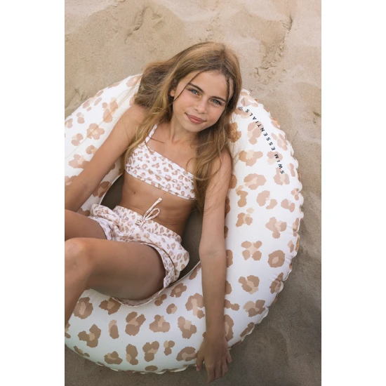 Beige Leopard úszógumi 90 cm