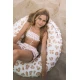 Beige Leopard úszógumi 90 cm