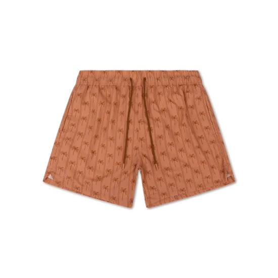 Férfi úszóshort Palm Stripe UPF 50+ védelemmel