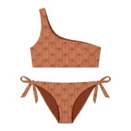 Női egyvállas bikini UPF 50+ védelemmel Palm Tree