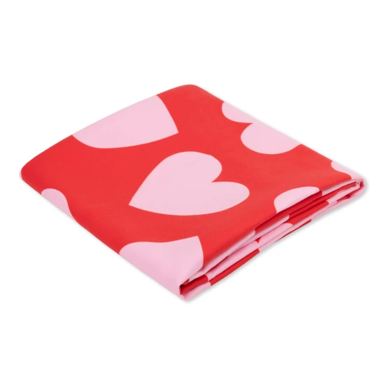 Gyorsan száradó mikroszálas strandtörölköző 135 x 65 cm Hearts Swim Essentials