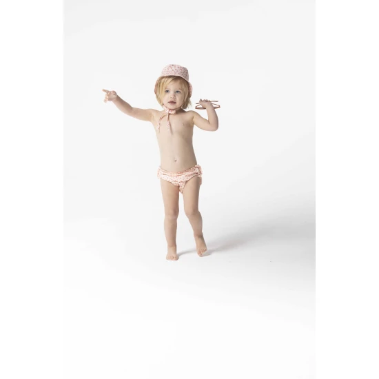 Pelenkás fürdőruha csecsemőknek UPF 50+ Leopard régi rózsaszín Swim Essentials termékkel