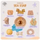 Swim Essentials Felfújható kerék babáknak Sea Star Felfújható kerék babáknak Starfish csillag motívummal