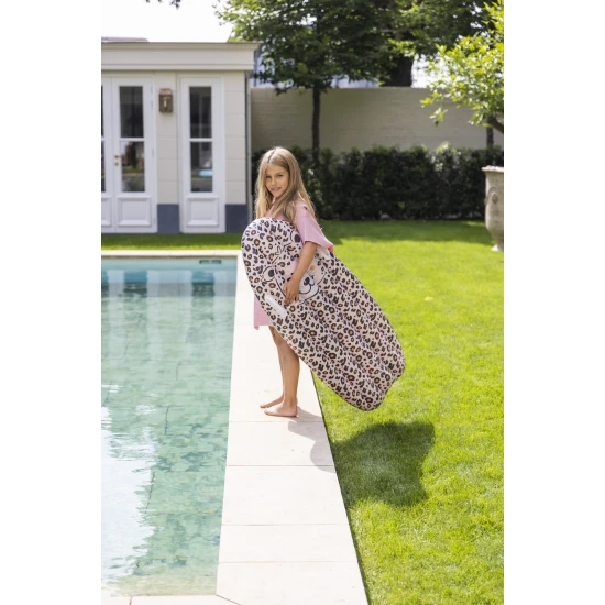Felfújható szörfdeszka Swim Essentials Beige Leopard 120 cm két fogantyúval