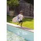 Swim Essentials Shark felfújható szörfdeszka 120 cm két rögzített fogantyúval