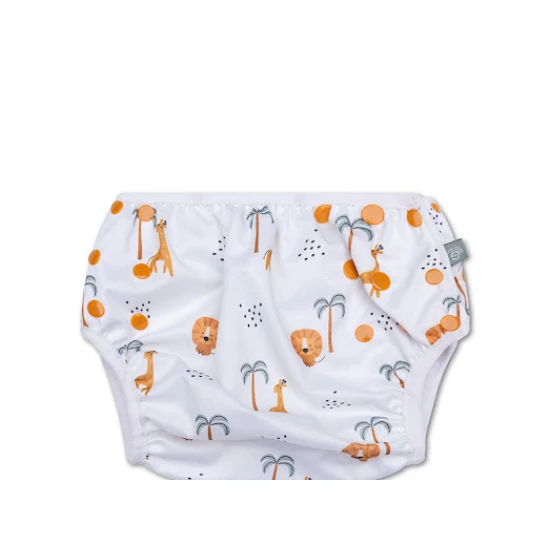 Pelenkázó fürdőruha babáknak UPF 50+ Jungle Swim Essentials-szal