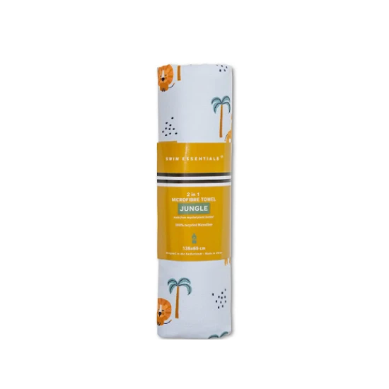 Jungle mikroszálas gyerek strandtörölköző 135 x 65 cm a Swim Essentials márkától