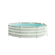 Kerek vázas medence Essence Luxe Old Green Stripe 305×76