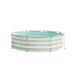 Kerek vázas medence Essence Luxe Old Green Stripe 305×76