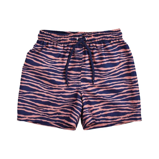 Gyerek fiú úszónadrág UPF 50+ Zebra Swim Essentials anyaggal
