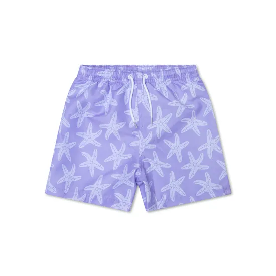 Gyerek fiú fürdőruha rövidnadrág UPF 50+ Lila Sea Star Swim Essentials termékkel