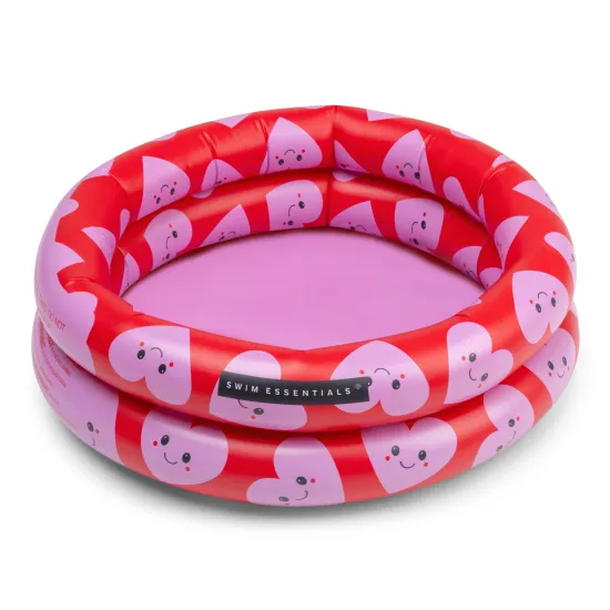 Hearts Red felfújható gyerekmedence 60 cm szívmintával