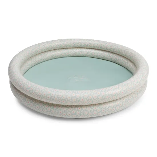 Felfújható gyerekmedence Florish Green 100 cm, luxus leopárdmotívumokkal zöld színekben a Swim Essentials-től.